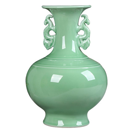 Kompatibel porcelæn til Jahrriesnge celadon binaural vase cna0066 Kompatibel porcelæn Jahrriesnge til celadon binaural vase cna0066