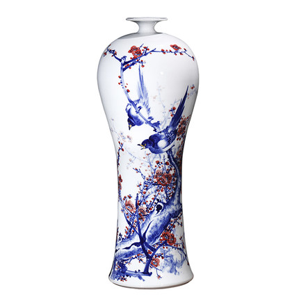 Kompatibel porcelæn til Jahrriesnge plum blossom birds vase cna0091 Kompatibel porcelæn Jahrriesnge til plum blossom birds vase cna0091