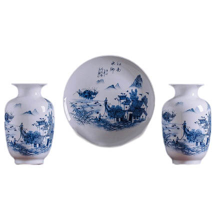 Kompatibel porcelæn til Jahrriesnge vase set 3 pieces cna0190 Kompatibel porcelæn Jahrriesnge til vase set 3 pieces cna0190