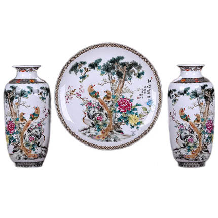Kompatibel porcelæn til Jahrriesnge vase set three pieces cna0569 Kompatibel porcelæn Jahrriesnge til vase set three pieces cna0569