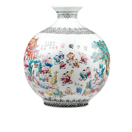 Kompatibel porcelæn til Jahrriesnge pastel one hundred children figure vase cna0781 Kompatibel porcelæn Jahrriesnge til pastel one hundred children figure vase cna0781