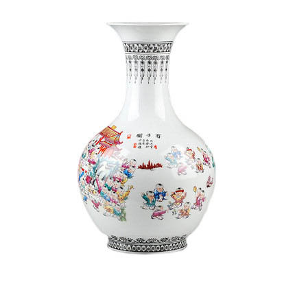 Kompatibel porcelæn til Jahrriesnge pastel one hundred children figure vase cna0786 Kompatibel porcelæn Jahrriesnge til pastel one hundred children figure vase cna0786