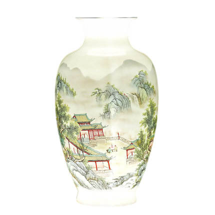 Kompatibel porcelæn til Jahrriesnge colorful landscape vase cna1002 Kompatibel porcelæn Jahrriesnge til colorful landscape vase cna1002