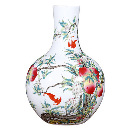 Kompatibel porcelæn til Jahrriesnge nine peach illustration vase cna1124 Kompatibel porcelæn Jahrriesnge til nine peach illustration vase cna1124