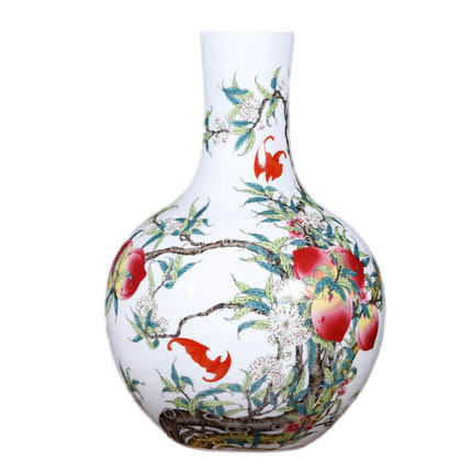 Kompatibel porcelæn til Jahrriesnge nine peach illustration vase cna1126 Kompatibel porcelæn Jahrriesnge til nine peach illustration vase cna1126