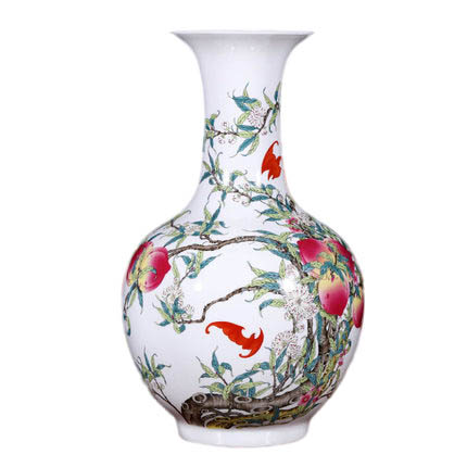 Kompatibel porcelæn til Jahrriesnge nine peach illustration vase cna1127 Kompatibel porcelæn Jahrriesnge til nine peach illustration vase cna1127