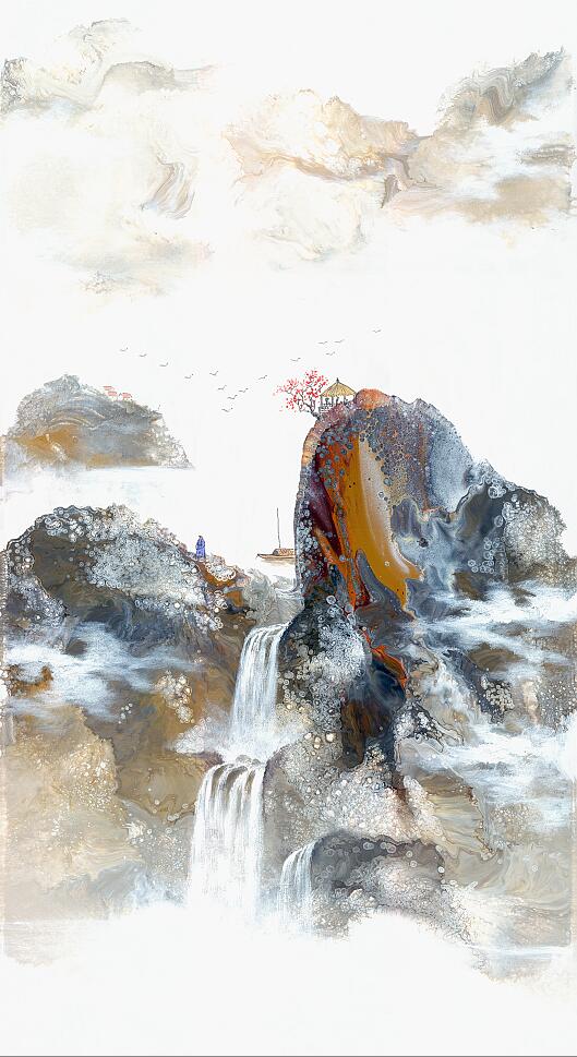 Kompatibel Landskab til Jahrriesnge waterfall lpf09568 Kompatibel Landskab Jahrriesnge til waterfall lpf09568