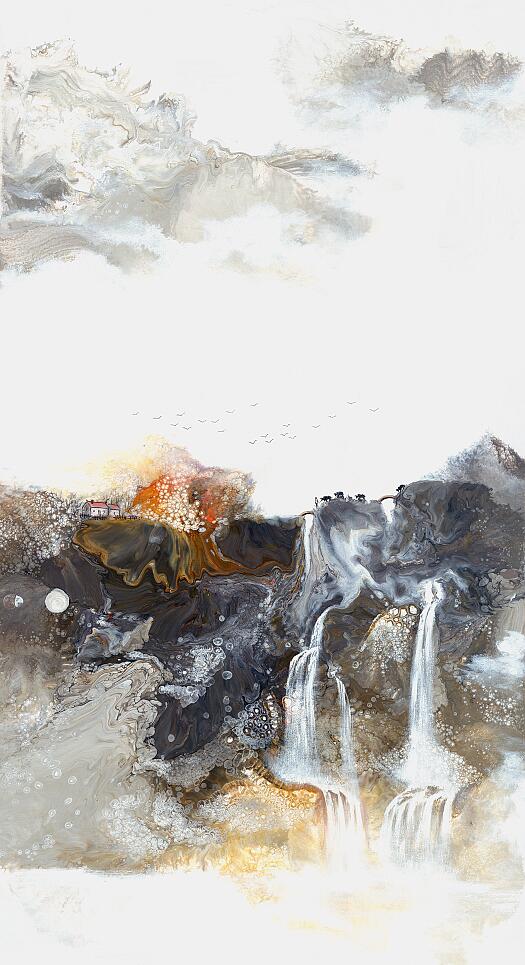 Kompatibel Landskab til JAHRRIESNGE waterfall lpf09570 Kompatibel Landskab JAHRRIESNGE til waterfall lpf09570