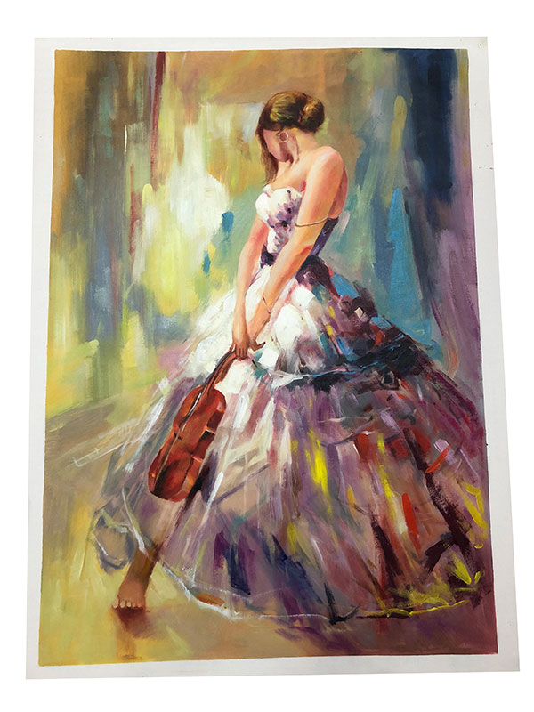 Kompatibel Oliemaleri JAHRRIESNGE  til portrait-lpg0025 