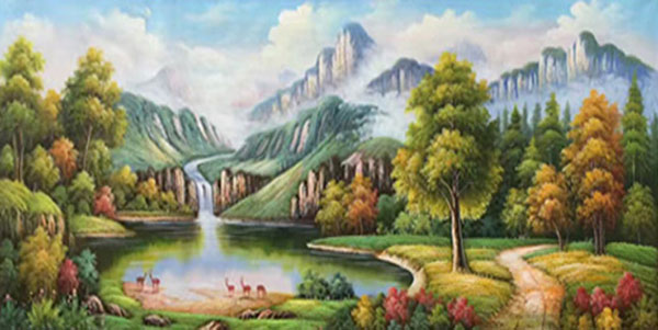 Kompatibel Landskab til JAHRRIESNGE lake-and-trees-lpg0780 Kompatibel Landskab JAHRRIESNGE til lake-and-trees-lpg0780