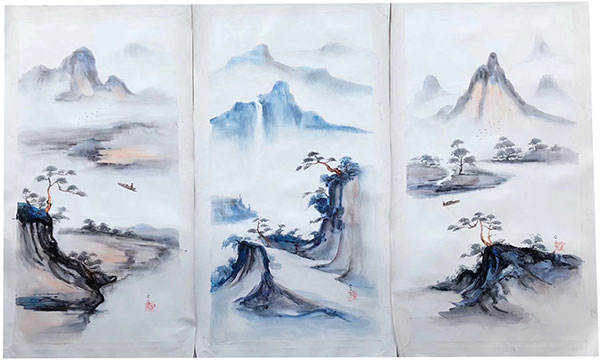 Kompatibel Landskab til JAHRRIESNGE boat-in-river-lpg1411 Kompatibel Landskab JAHRRIESNGE til boat-in-river-lpg1411