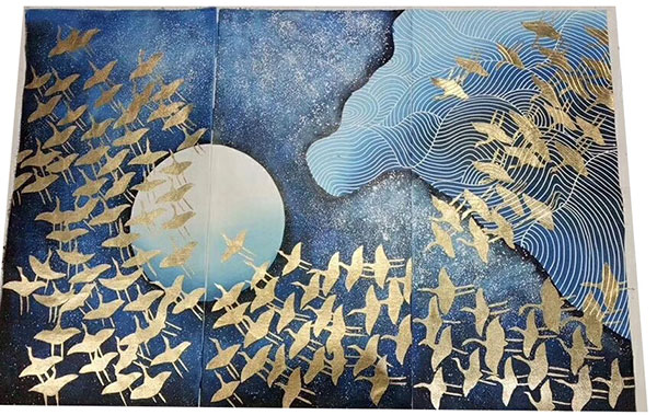 Kompatibel Landskab til JAHRRIESNGE birds-moon-lpg1471 Kompatibel Landskab JAHRRIESNGE til birds-moon-lpg1471