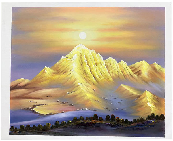 Kompatibel Landskab til JAHRRIESNGE snow-mountain-lpg1649 Kompatibel Landskab JAHRRIESNGE til snow-mountain-lpg1649