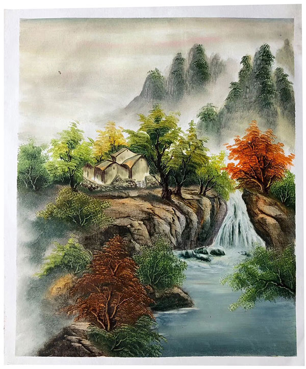 Kompatibel Landskab til JAHRRIESNGE waterfall-lpg1674 Kompatibel Landskab JAHRRIESNGE til waterfall-lpg1674