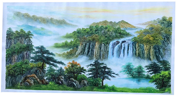 Kompatibel Landskab til JAHRRIESNGE waterfall-lpg1768 Kompatibel Landskab JAHRRIESNGE til waterfall-lpg1768