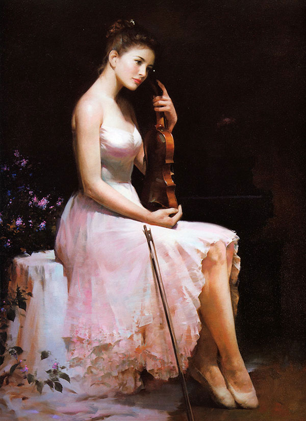 Kompatibel Portræt til Jahrriesnge play the violin lpg2580 Kompatibel Portræt Jahrriesnge til play the violin lpg2580