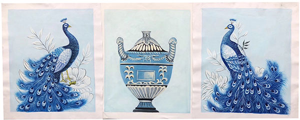 Kompatibel Dyr til Jahrriesnge mixed peacocks and porcelain lpg2683 Kompatibel Dyr Jahrriesnge til mixed peacocks and porcelain lpg2683